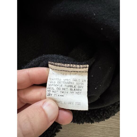 VINTAGE 80s Columbia Deep Fleece Jacket USA MADE Coat‎ Gray Womens Medium - Picture 9 of 10